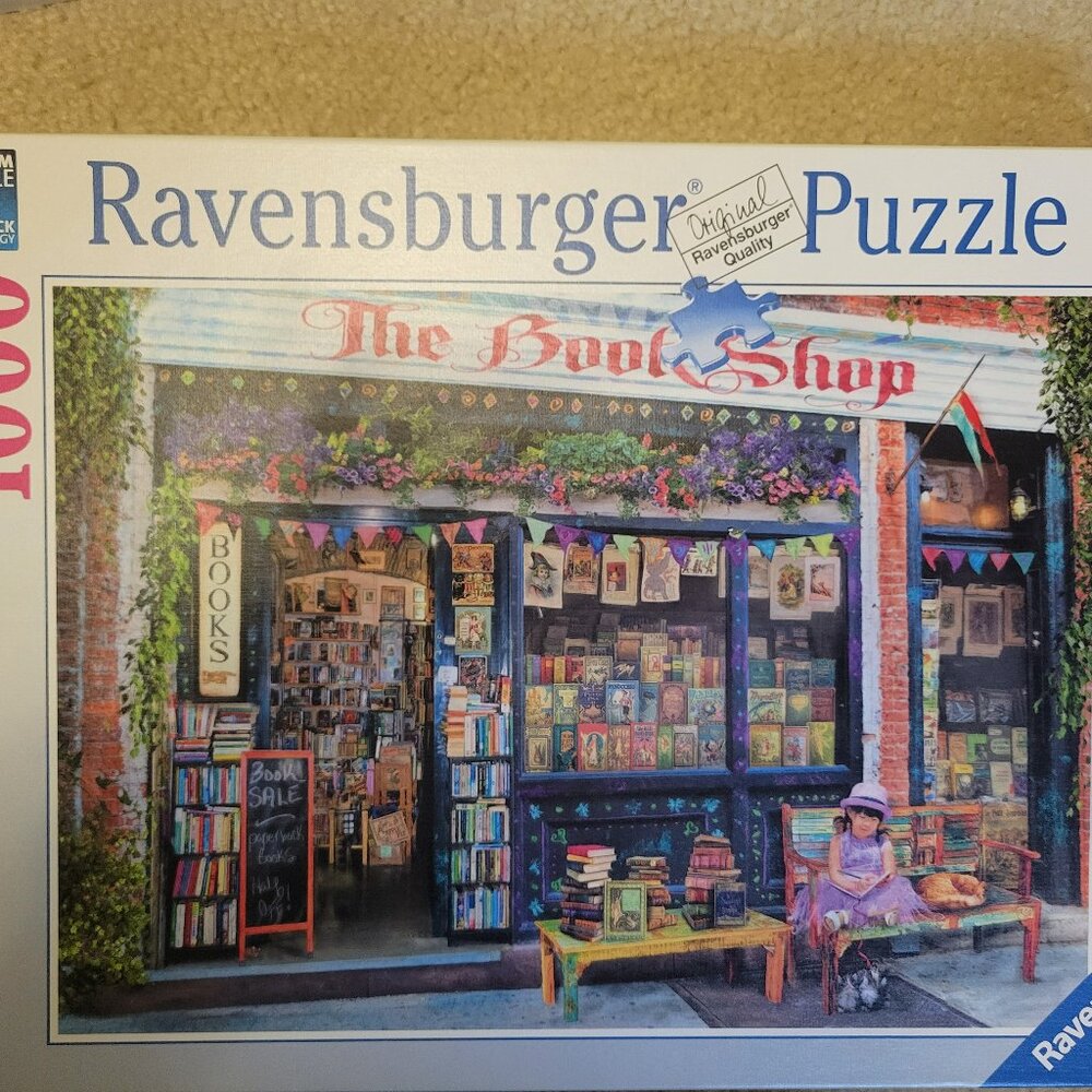 Ravensburger 1000 pc Bookstore front puzzle